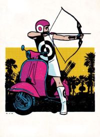 A jovem Gaviã Arqueira. Kate Bishop, por David Aja